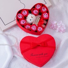 Artificial roses gift box - artificial,