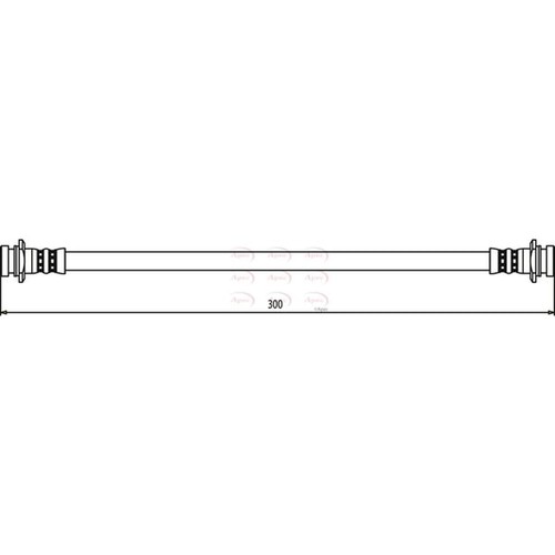 Apec brake hydraulic - brake, line
