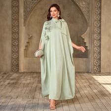 Muslim Women Abaya Kaftan Evening Gown Turkey Robe Ramadan Dress Maxi Caftan New