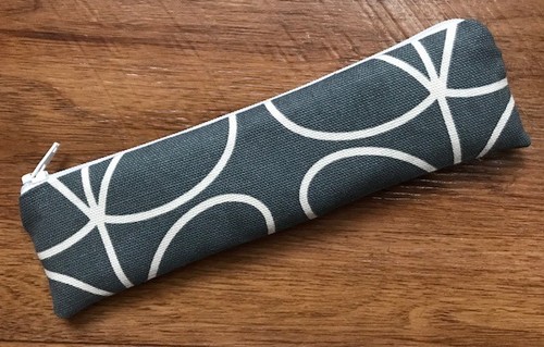 Handmade skinny pencil case - skinny,