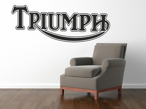 Triumph motor bike sticker - triumph,
