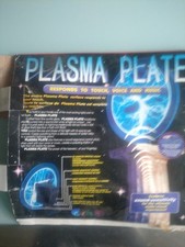 12 inch plasma plate blue retro loft find around 1990