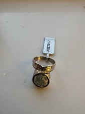 925 Sterling Silver Roman Glass Ring – Size O – Made in Israel (TGGC)