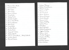 48 Mixed Cricket Autographs