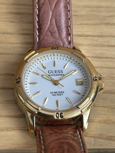 Guess waterpro watch - watch, gold