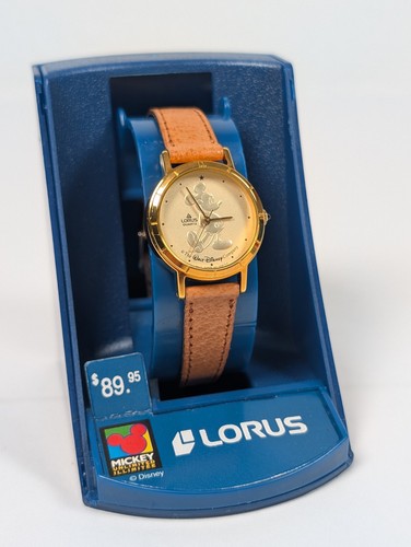 Vtg lorus watch mickey mouse - watch,