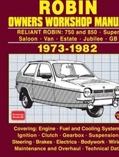 RELIANT ROBIN 1973-1982 Owners