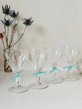 Set of 4 Vintage Cut Crystal