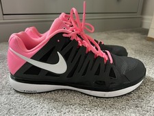 NEW NIKE ZOOM VAPOR 9 TOUR TENNIS SHOES SNEAKERS 2012 BLACK X POLARISED PINK