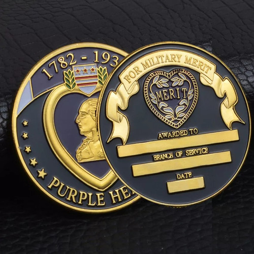 1782 1932 merits purple - 1782-1932, heart