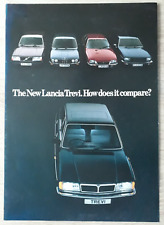 Lancia Trevi Competitor Comparison Brochure c.1981