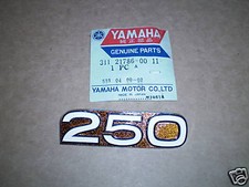 nos yamaha rt2 rt3 dt2 dt3 oil tank emblem badge 311-21786-00-11