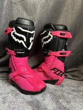 Fox Comp Motocross Boots - Pink