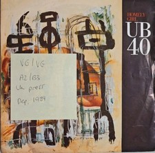 UB40 Homely Girl Vinyl Record