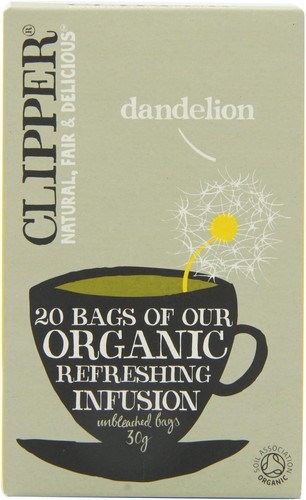 Clipper dandelion tea bags - tea,, 20
