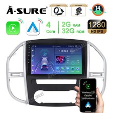 DAB+ Android 14 CarPlay Stereo for Mercedes Benz Vito W447  2+32GB Sat Nav Radio