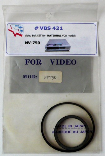 Vcr belt kit for - kit, national