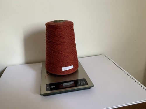Red ply shetland yarn - ply,