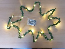 20 LED Garland 2m Wedding,Celebration, Christmas Decoration Like Ivy Willow Leaf