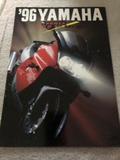 yamaha range brochure 1996 thunderace trx850 gts1000 etc