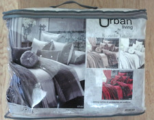 Silver Quilted Bedspread Bed