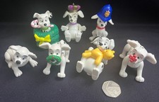 McDonalds Vintage Happy Meal Toys 101 Dalmatians x 7 Figures from 1997