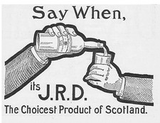 JRD WHISKY Say When - Antique
