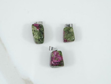 ZOISITE Natural Stone Pendant