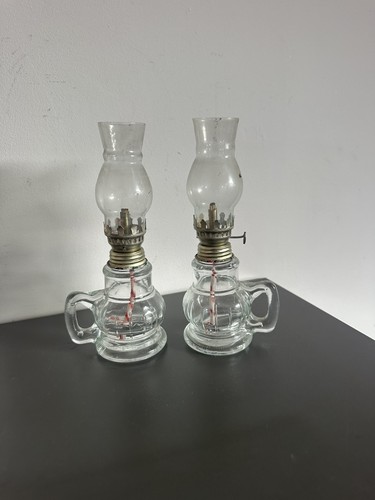 Glass oil lamps - glass,