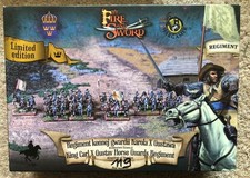 By Fire & Sword 15mm Ltd ed.  King Carl X Gustav Horse Guards Pike & Shotte