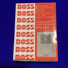 Boss BPS242 Wired  Preogrammable Room Thermostat ideal for combi boilers