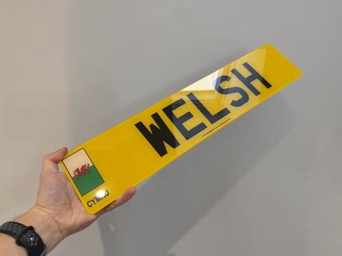 Welsh number plates custom - number,