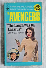 The Avengers Book The Laugh Was On Lazarus PB #2 VTG 1967 Garforth John Steed