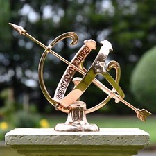 Solid Copper Armillary in