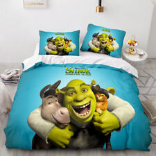 Shrek Monster Quilt Cover Duvet Cover Single Size Bedding Set Decor/Customizable