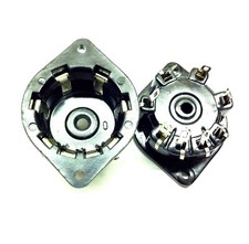 8  Pin Side contact  Valve Tubes Socket For AZ1, AD1 EF9, ECH3, etc.