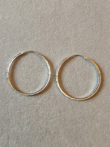 Geometric full hoop earrings - full,
