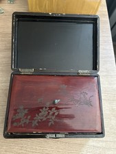 VINTAGE JAPANESE BROWN LACQUER