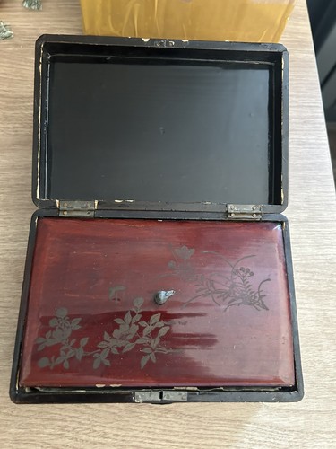 Vintage japanese brown lacquer - japanese,