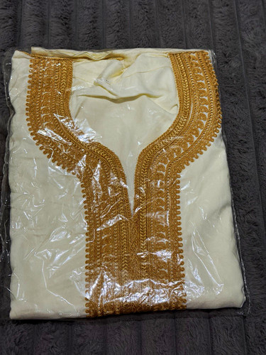 Men whitekaftan thobe with - whitekaftan,