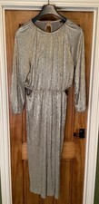 BNWT Long sleeved cut out gold