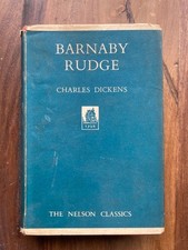Vintage Nelson Classics Hardback Book Barnaby Rudge By Charles Dickens