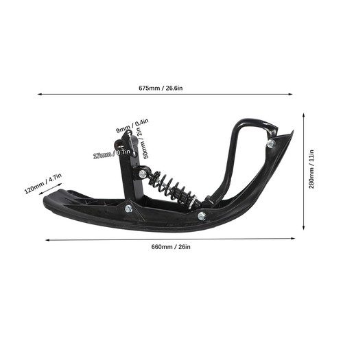 Atv winter snow sledge - atv,