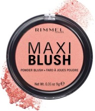 Rimmel London Maxi Blush Pigmented Powder Blusher, Third Base, 9 g