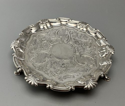 George silver salver james - george, ii