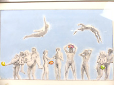 Watercolour Happy Naturists