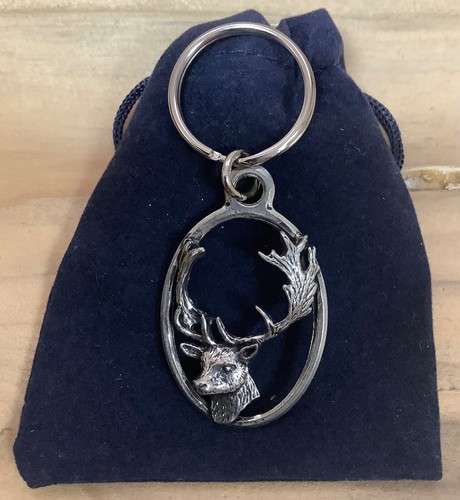 Fallow deer head silver - deer,