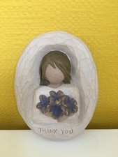 Willow Tree Thank You Plaque Appreciating your kindness! by Susan Lordi VGC