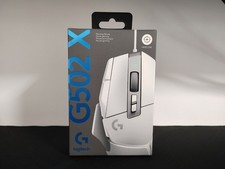 Logitech G502 X Wired Gaming Mouse LIGHTFORCE switches - HERO 25K SENSOR - White