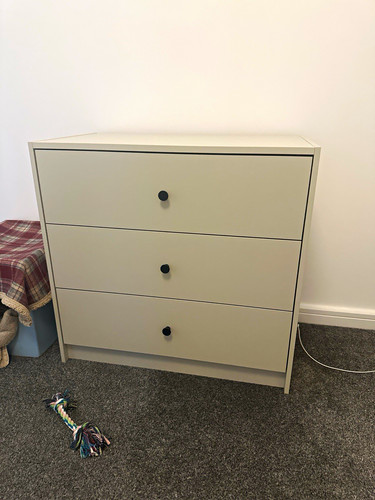 Ikea white drawer chest - ikea,
